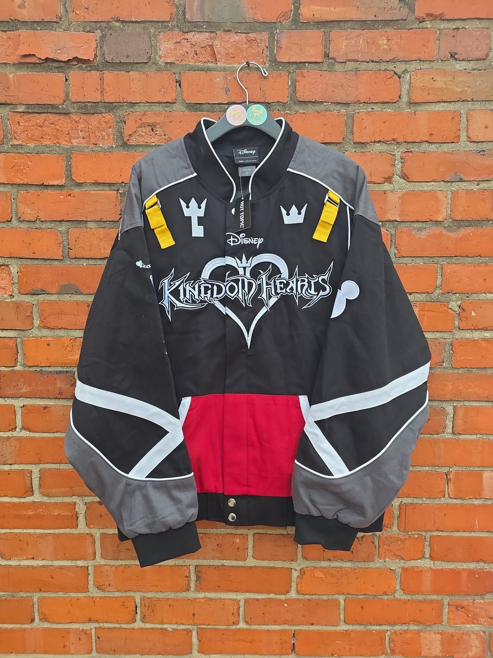 Disney Our Universe Kingdom Hearts Racing Jacket Men’s XL Black NWT (F3)